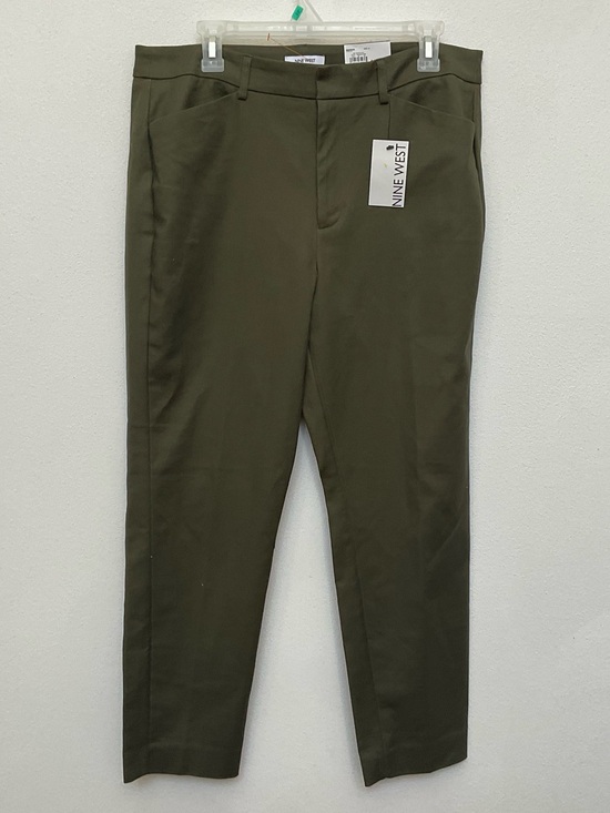 Nine West Pants - NWT Nine West Inftry Olive High Rise Slim Ankle Pants Size 14 Office Work